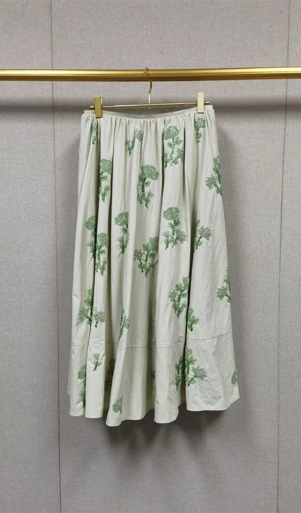 Embroidered Technical Skirt Flowering Girl