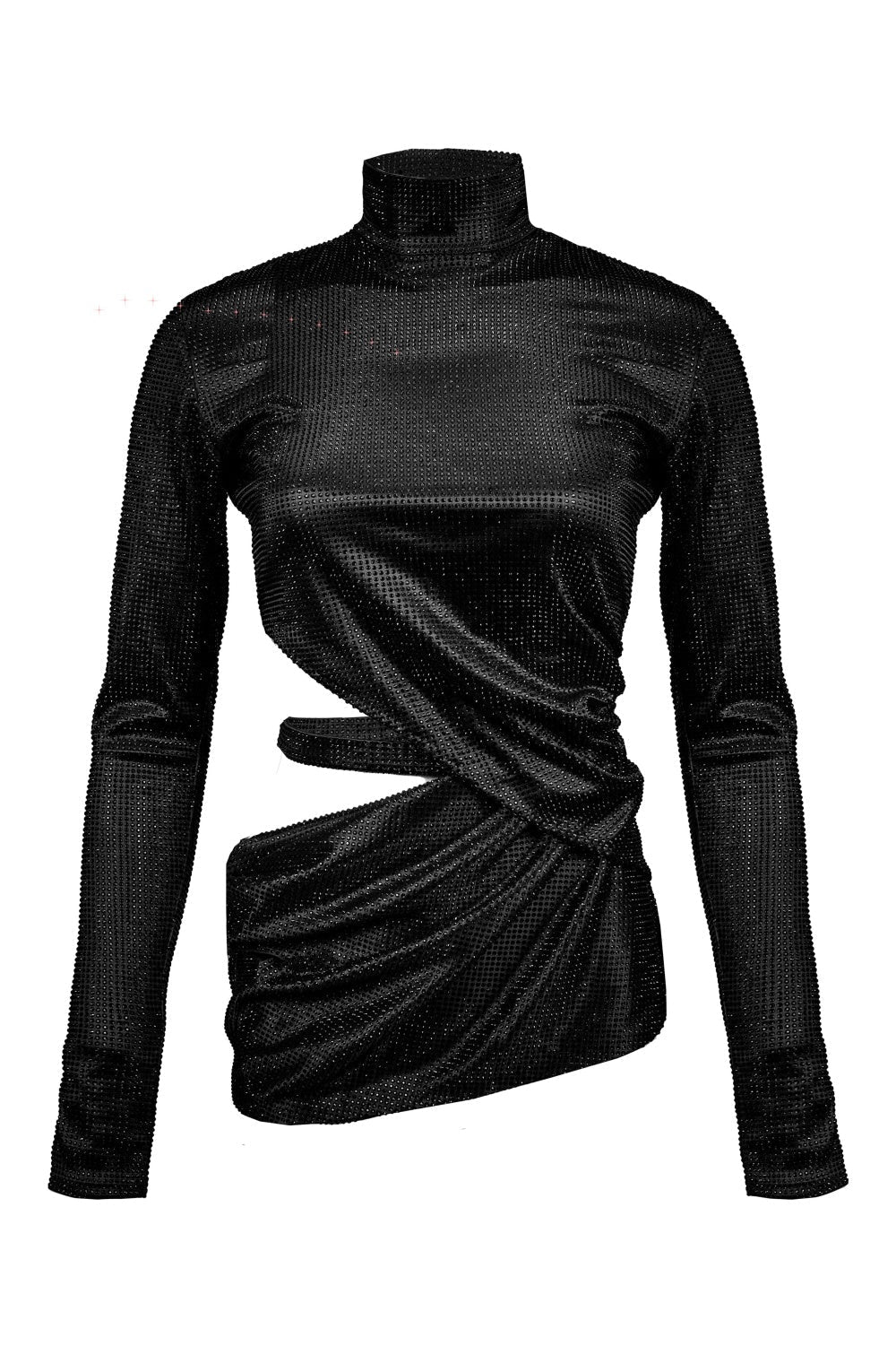 Viveka Crystal Embellshed Cutout Mini Dress Flowering Girl