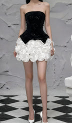 Ilithya Strapless Top & Flower Skirt Set Flowering Girl