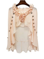 Malaya Embellished Two-Piece Set Flowering Girl