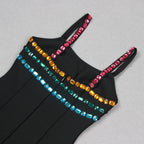 Aeliana Rhinestone Bandage Dress Flowering Girl