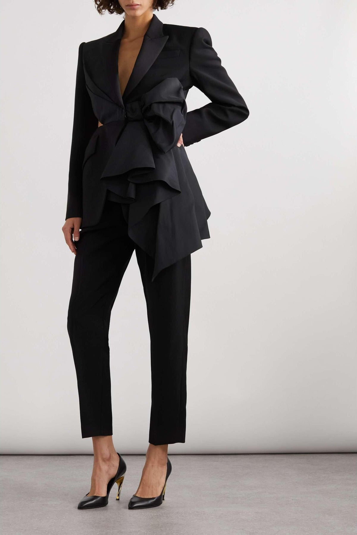 Layla Cut-Out Bow-Embellished Blazer Flowering Girl