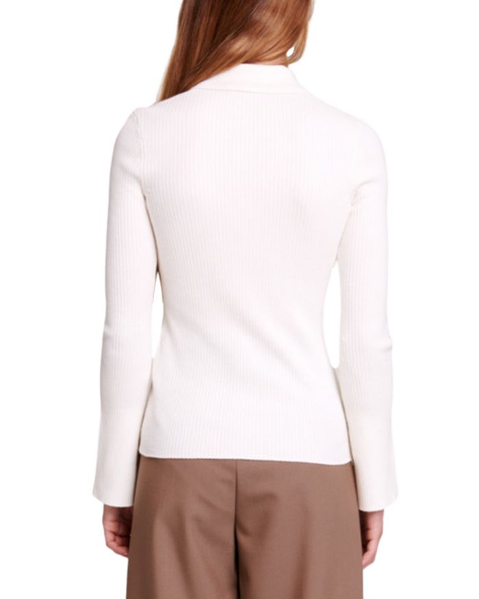 RIBBED KNIT POLO SHIRT Flowering Girl
