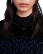 MONOGRAM-PATTERN BOMBER JACKET Flowering Girl