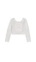 WHITE MARC CARDIGAN Flowering Girl
