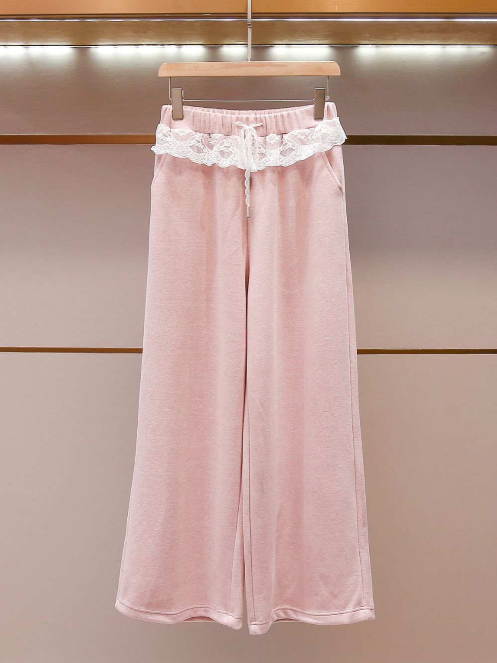 Minka Pink Lace Two-Piece Set Flowering Girl