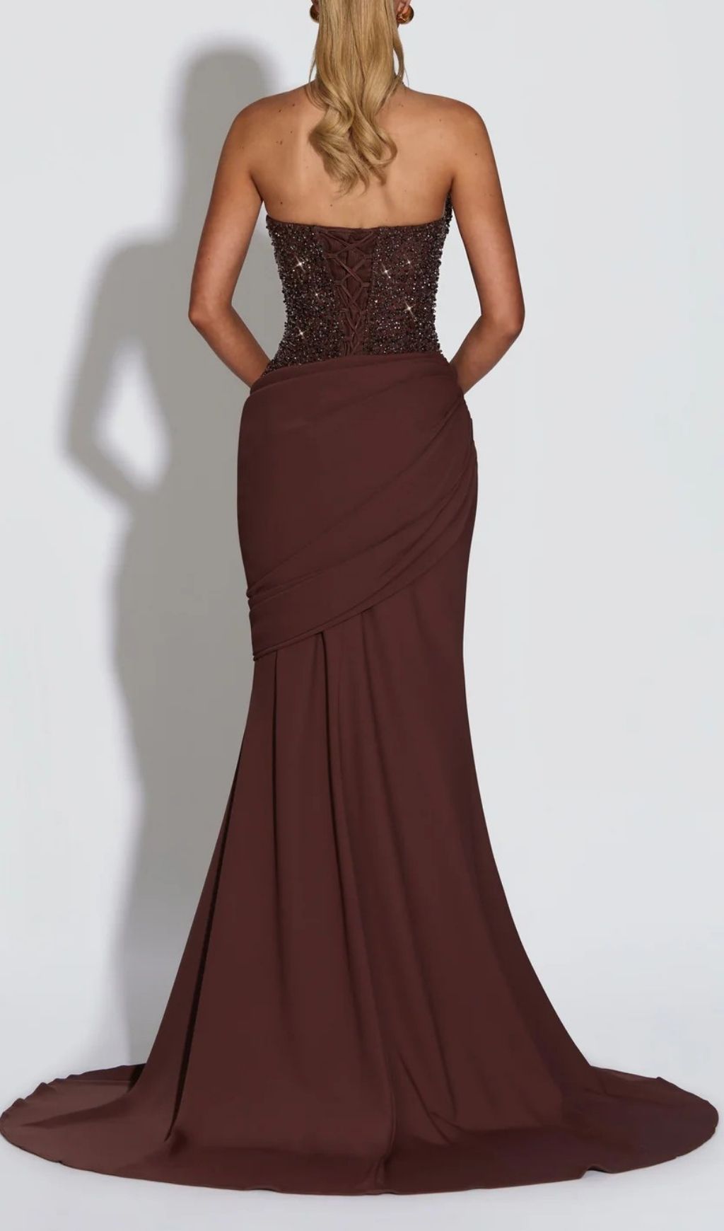 Anisij Halterneck Sequin Maxi Dress Flowering Girl