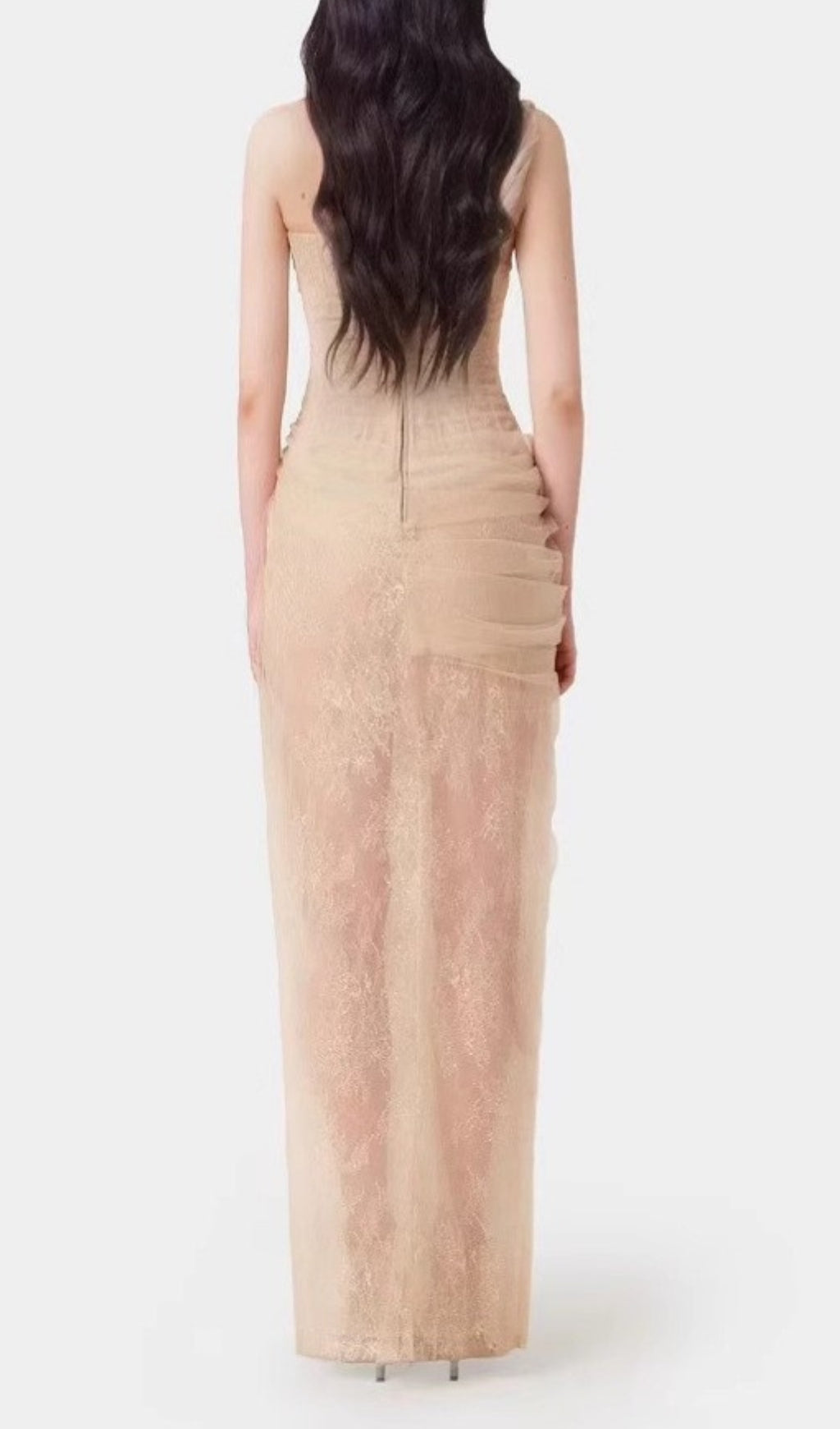 Anandi Mesh Corset Maxi Dress Flowering Girl