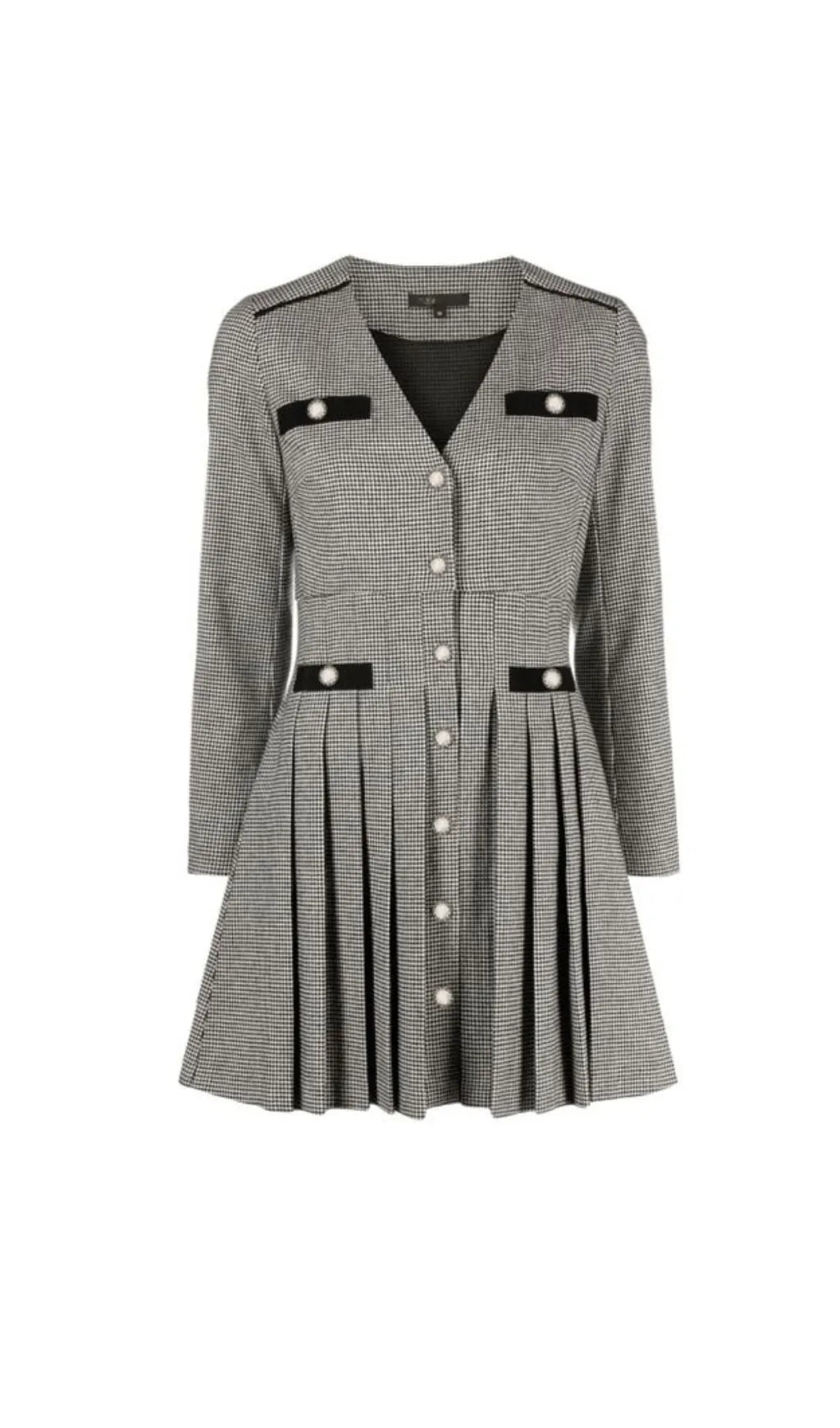 PLAID PLEATED SKIRT DRESS Flowering Girl