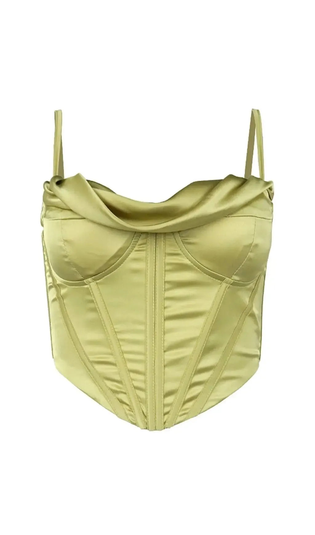 Brown Corset Top Flowering Girl