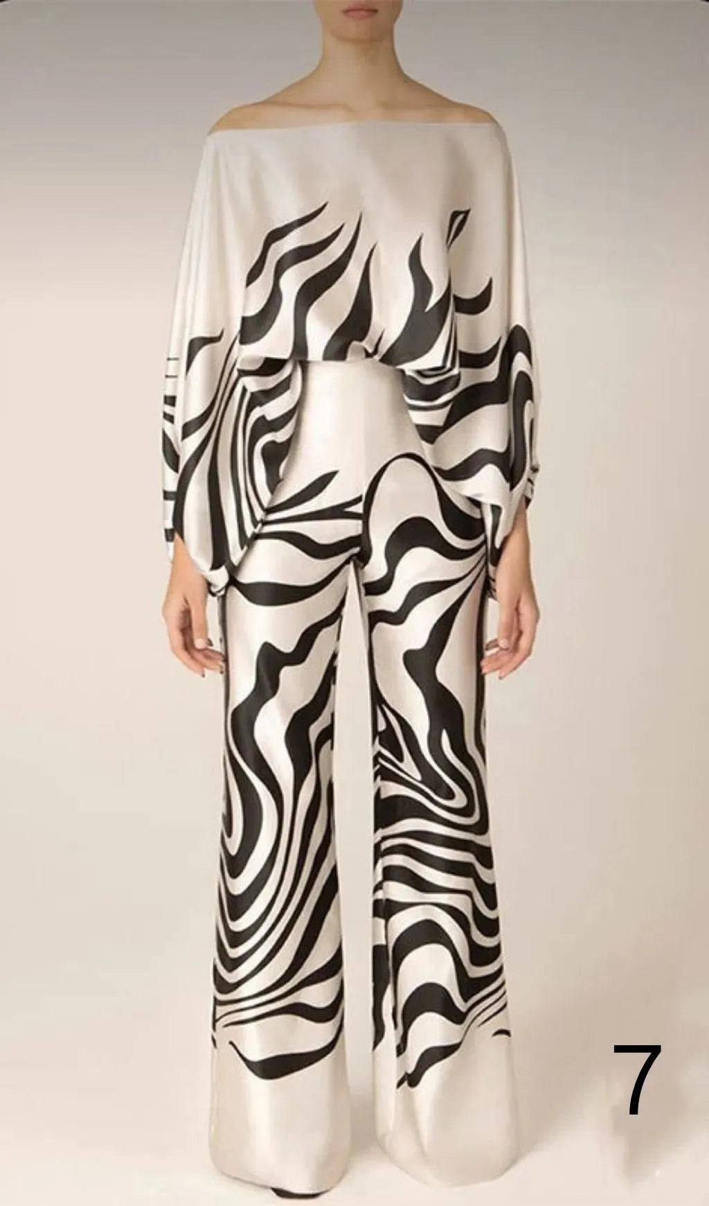 Lawahiz Printed Two-Piece Set Flowering Girl