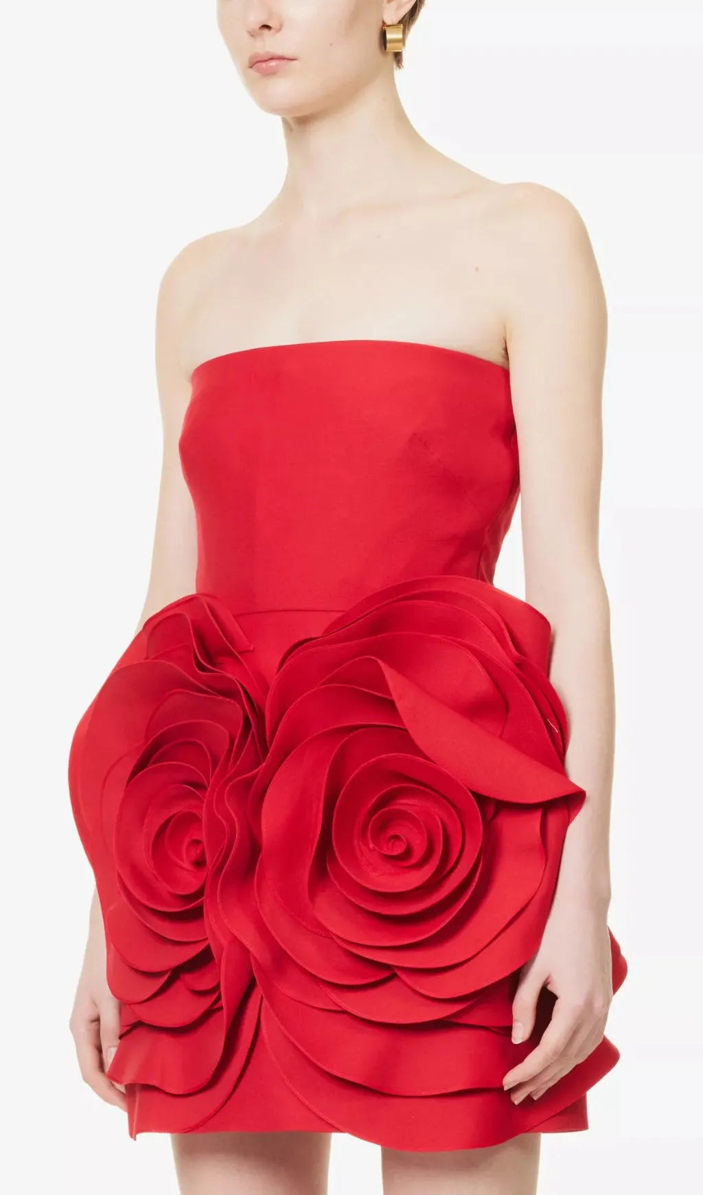 Ayat Strapless Flower Mini Dress Flowering Girl