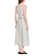 Striped Cotton Maxi Dress Flowering Girl