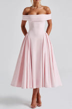 Miranda Midi Dress - Blush Flowering Girl