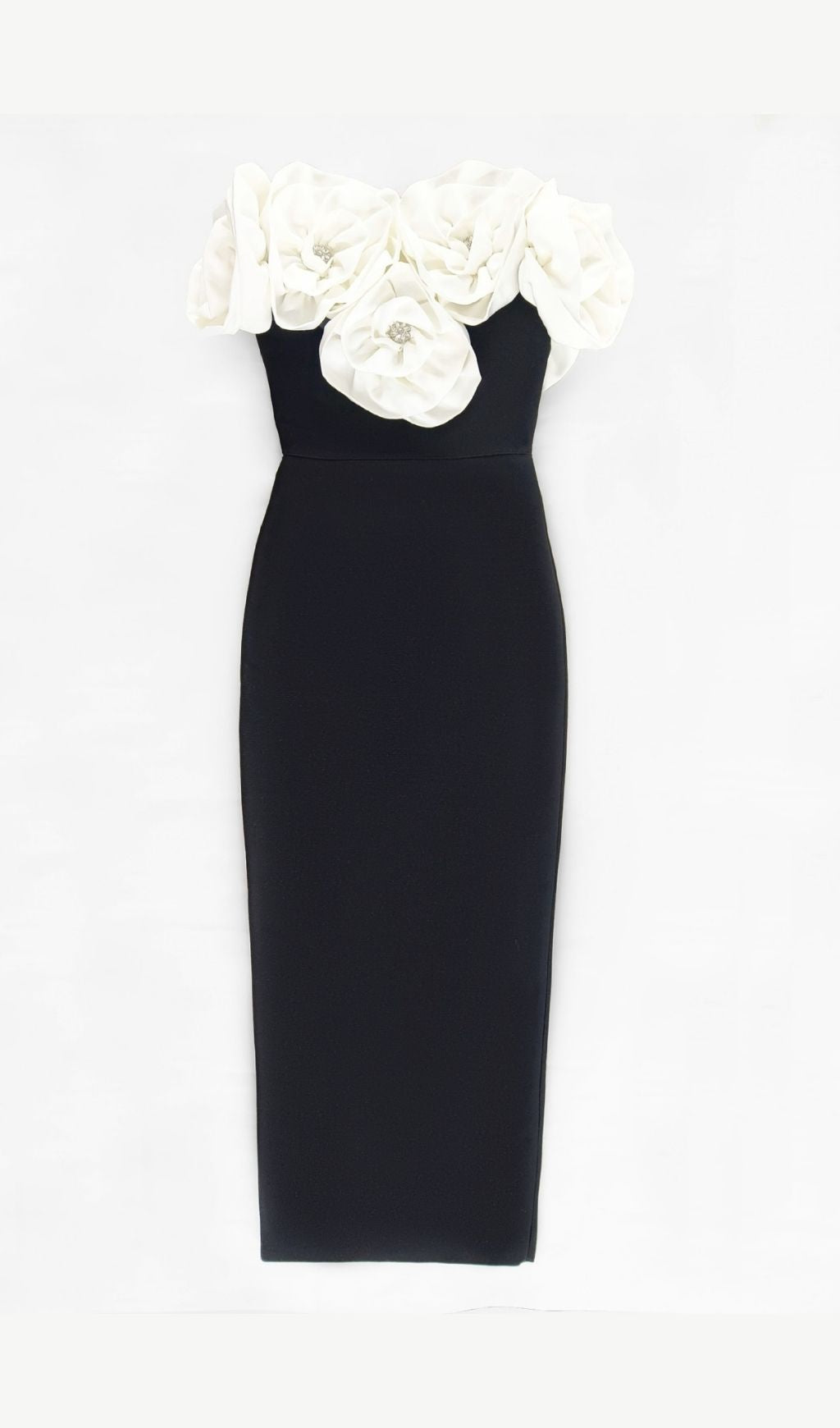Ananux Flower Drcor Maxi Dress Flowering Girl