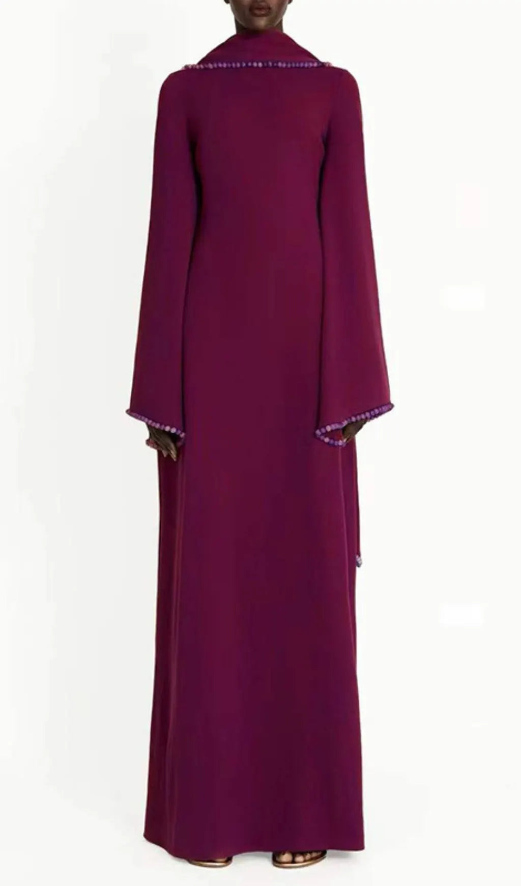 Hidi Shawl Long Sleeve Maxi Dress Flowering Girl