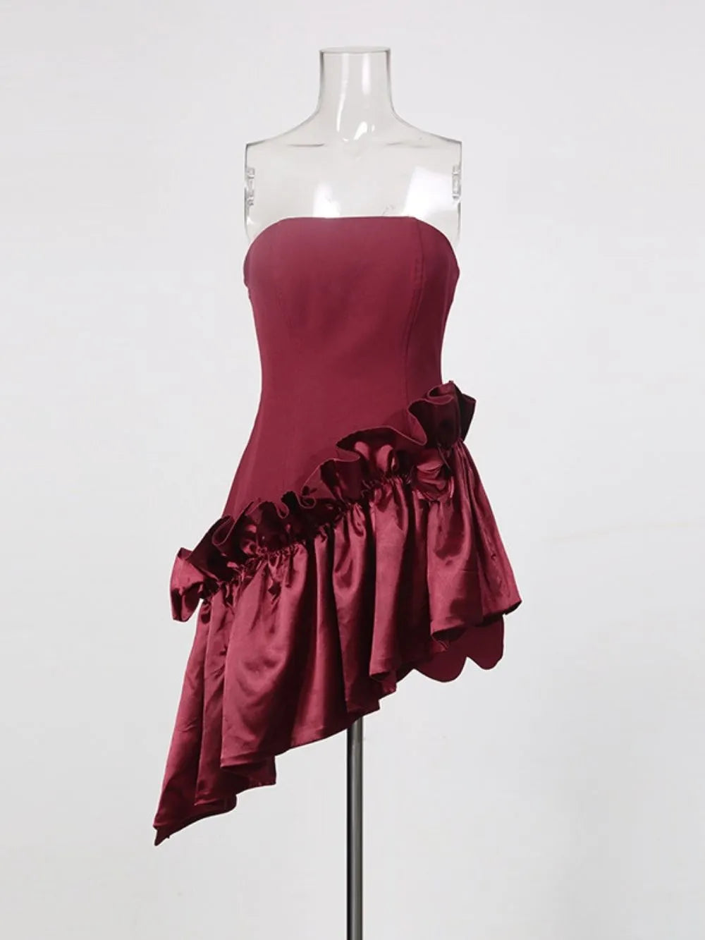 Maeve Red Strapless Mini Dress Flowering Girl