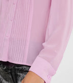 CHIFFON PINTUCKED BLOUSE Flowering Girl