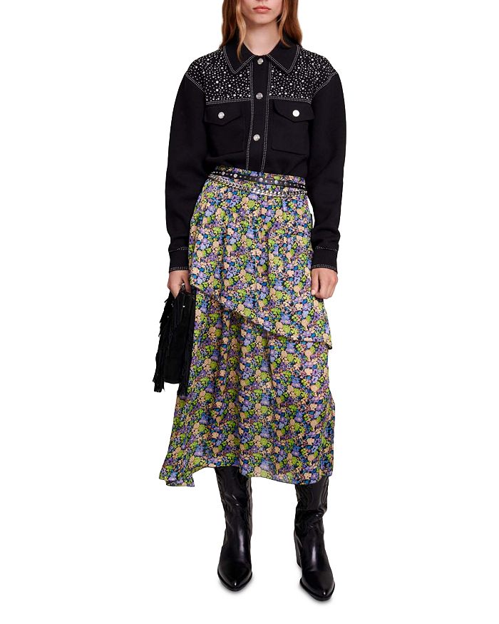 FLORAL RUFFLE SKIRT Flowering Girl