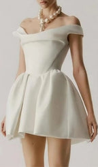Lettie Off-Shoulder Mini Dress Flowering Girl