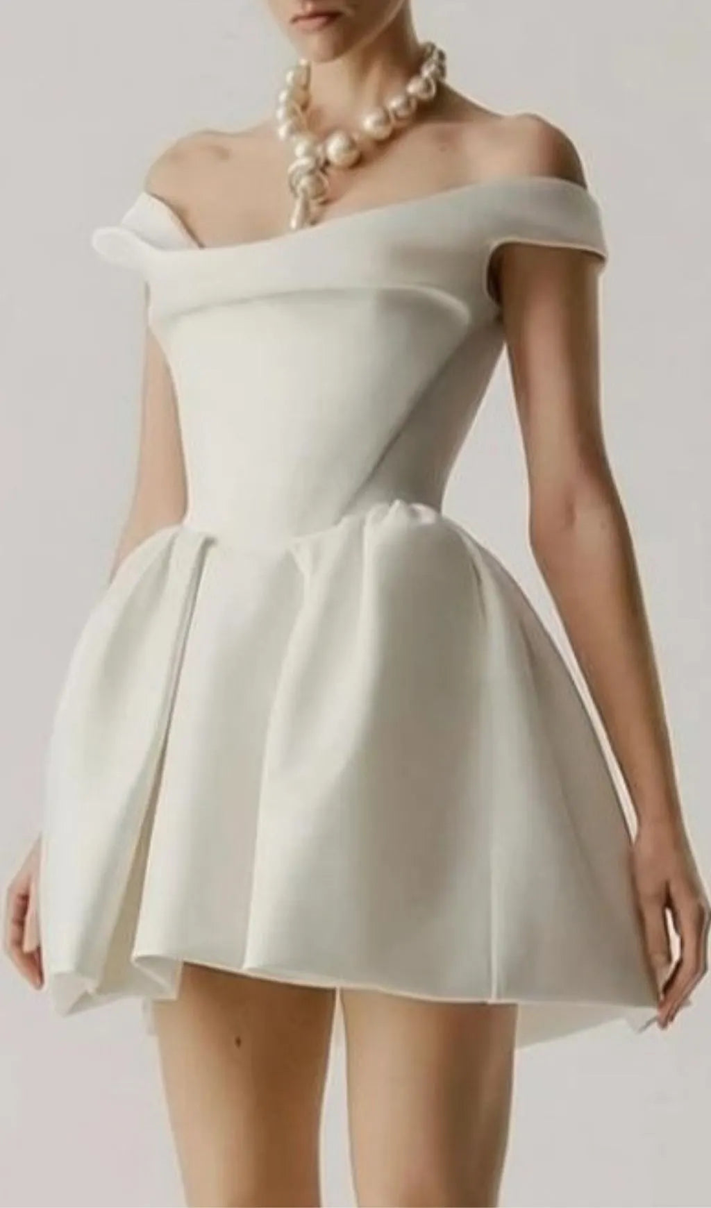 Lettie Off-Shoulder Mini Dress Flowering Girl