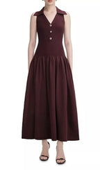 Ribbed Midi Dress Flowering Girl