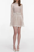 Odelette Cream Organza Lace Mini Dress Flowering Girl