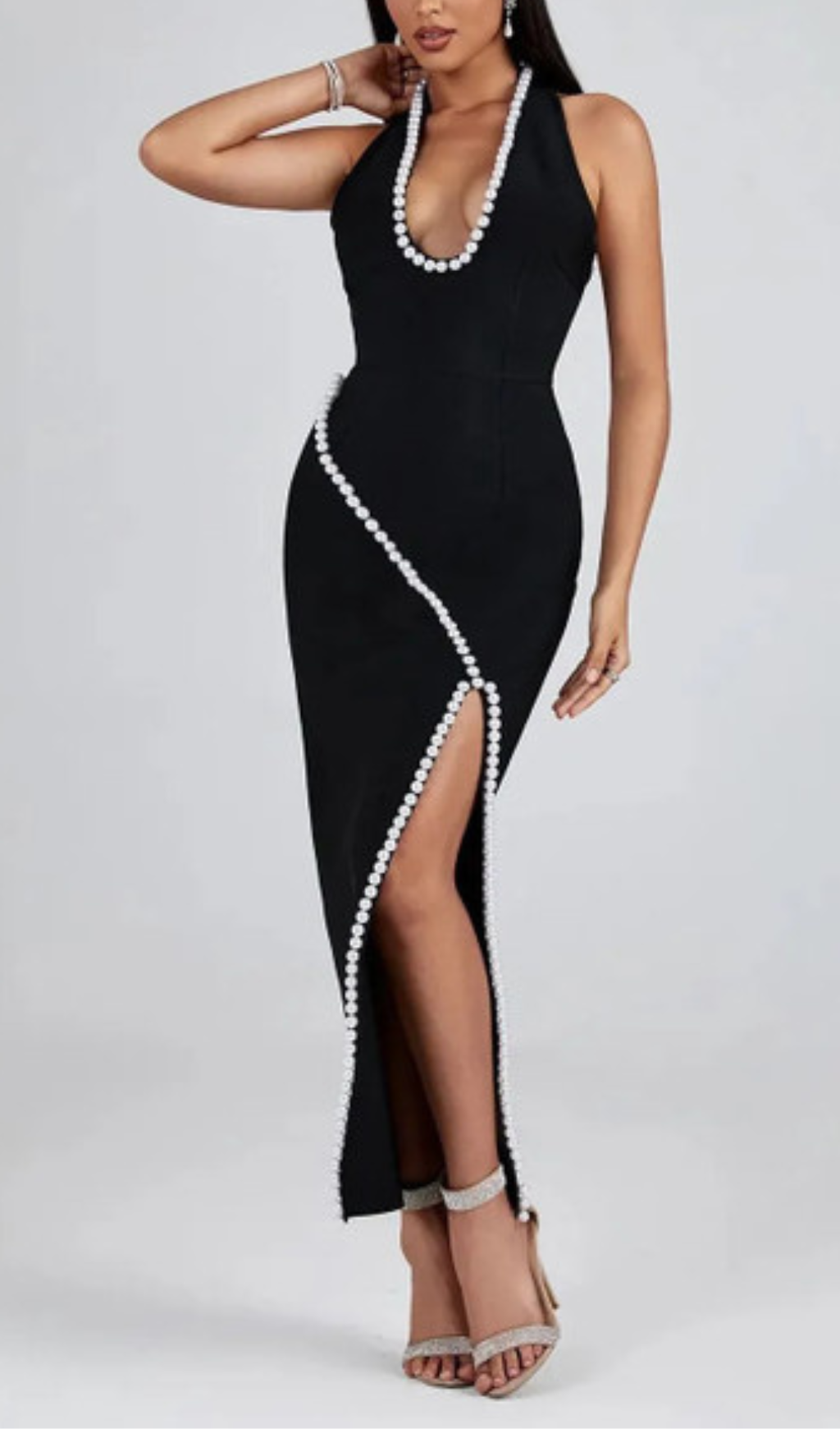 Aglaia Black Pearl Maxi Dress Flowering Girl