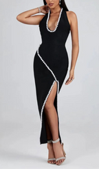 Aglaia Black Pearl Maxi Dress Flowering Girl