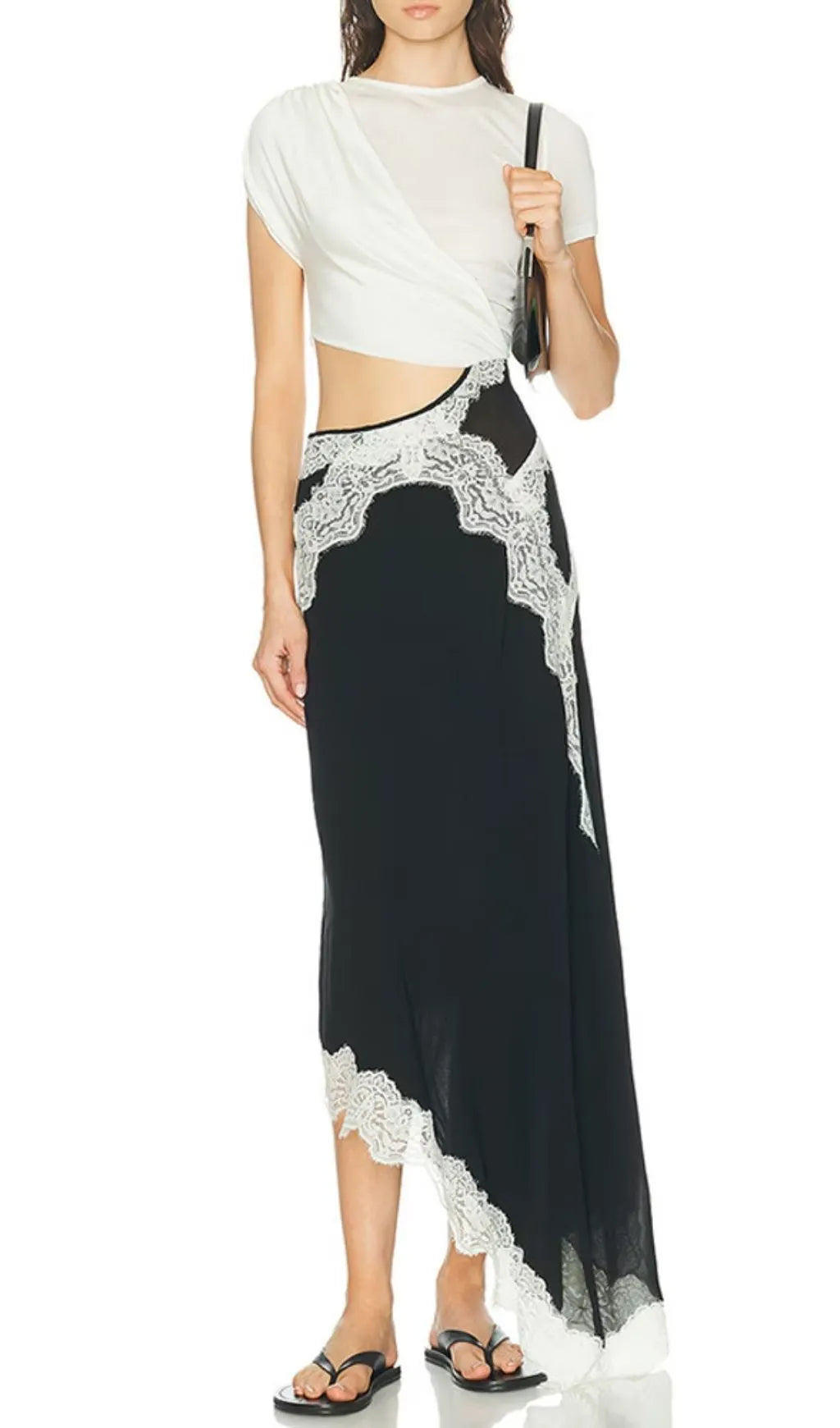 Lettie Cutout Lace Maxi Dress Flowering Girl