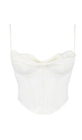 Brown Corset Top Flowering Girl
