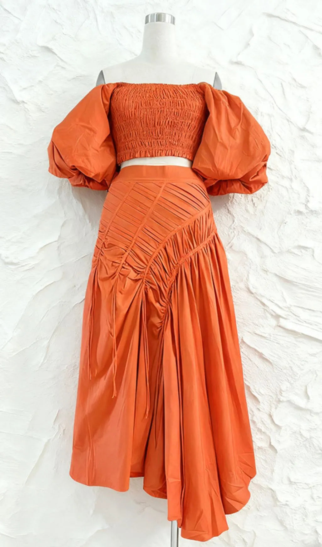 Ivo Puff Sleeve Two-Piece Set Flowering Girl