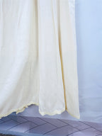 Sleeveless Lace Detail Maxi Dress In Light Yellow Flowering Girl