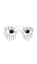 Morrissey Rhinestone Fringe Sunglasses Flowering Girl