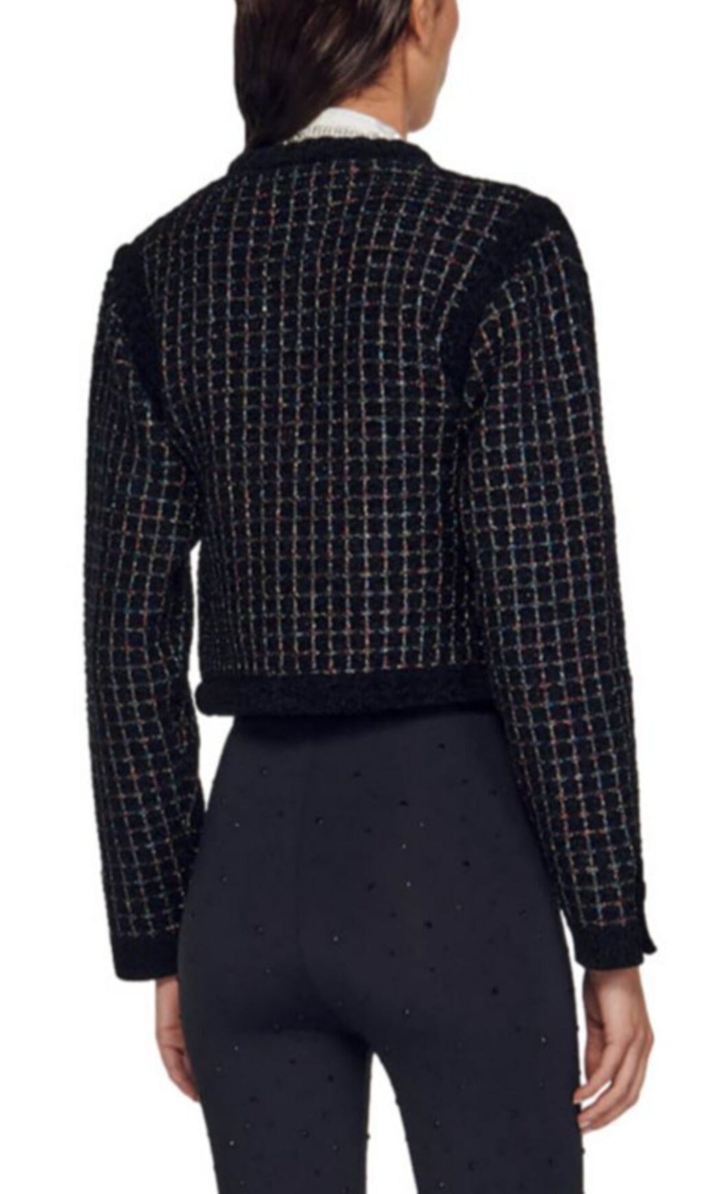 TEXTURED TWEED CARDIGAN SWEATER Flowering Girl