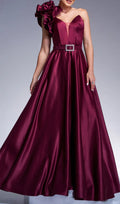 Coskun One-Shoulder Maxi Dress Flowering Girl