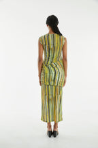 Wind Through Tank Dress | Brush Stroke Flowering Girl