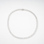 Florence Silver Tone Crystal Embellished Necklace Flowering Girl