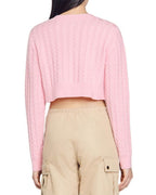 CABLE KNIT CROPPED CARDIGAN Flowering Girl