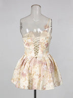Maddox Flower Sequin Mini Dress Flowering Girl
