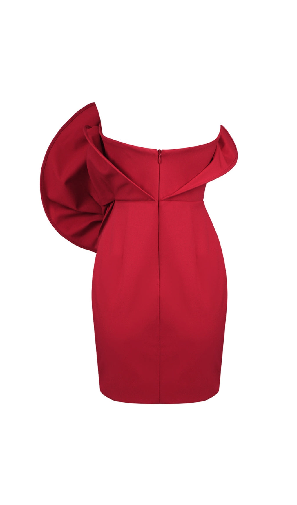 Cascada Red Strapless Flower Mini Dress Flowering Girl