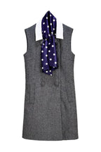 Euryda Herringbone Scarf Sleeveless Mini Dress Flowering Girl