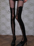 Marlin Black Tights Flowering Girl