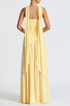 Maliyah Maxi Dress - Lemon Flowering Girl