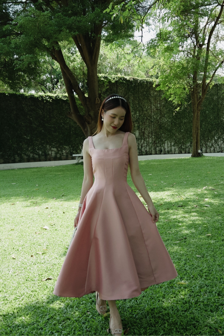 Ayvah Midi- Blush Flowering Girl