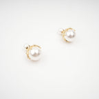Salome Faux-Pearl Stud Earrings Flowering Girl