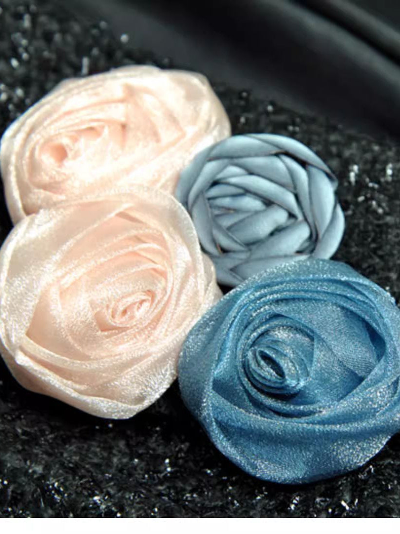 3d flower jacket hip fishtail skirt set Flowering Girl