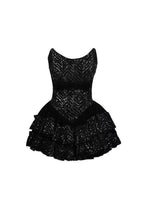 Syraza Strapless Sequin Bow Mini Dress Flowering Girl