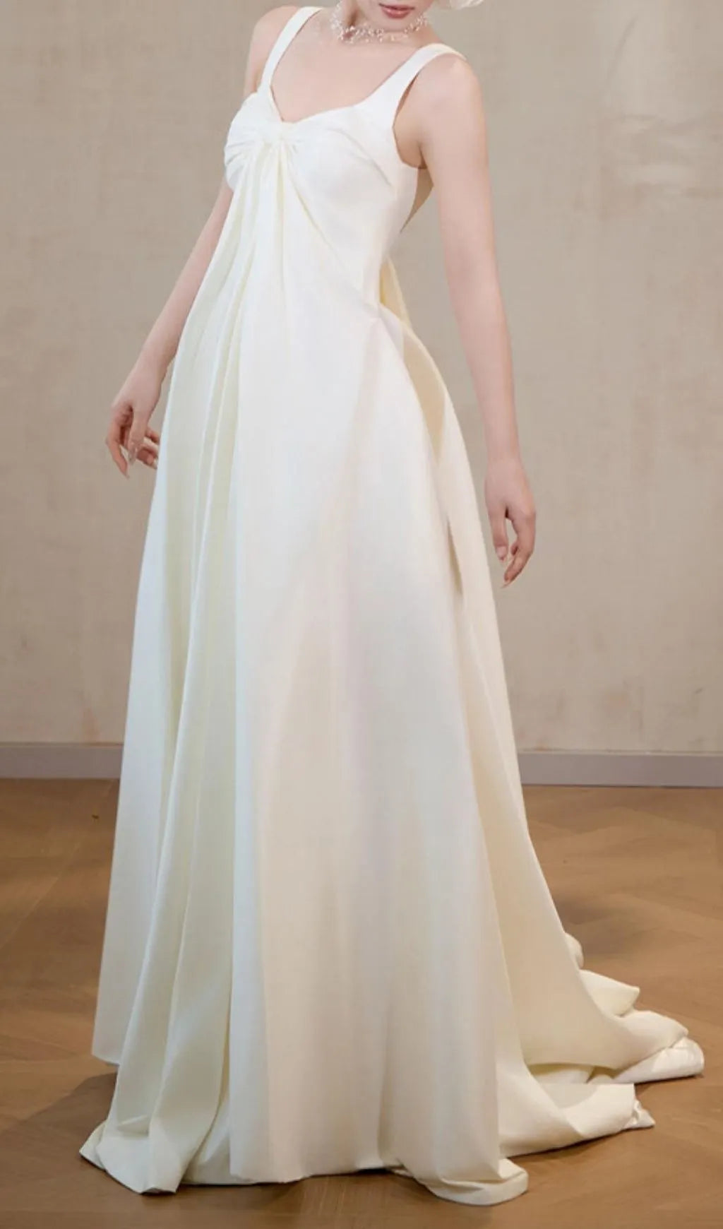 Lexia White Strappy Backless Maxi Dress Flowering Girl