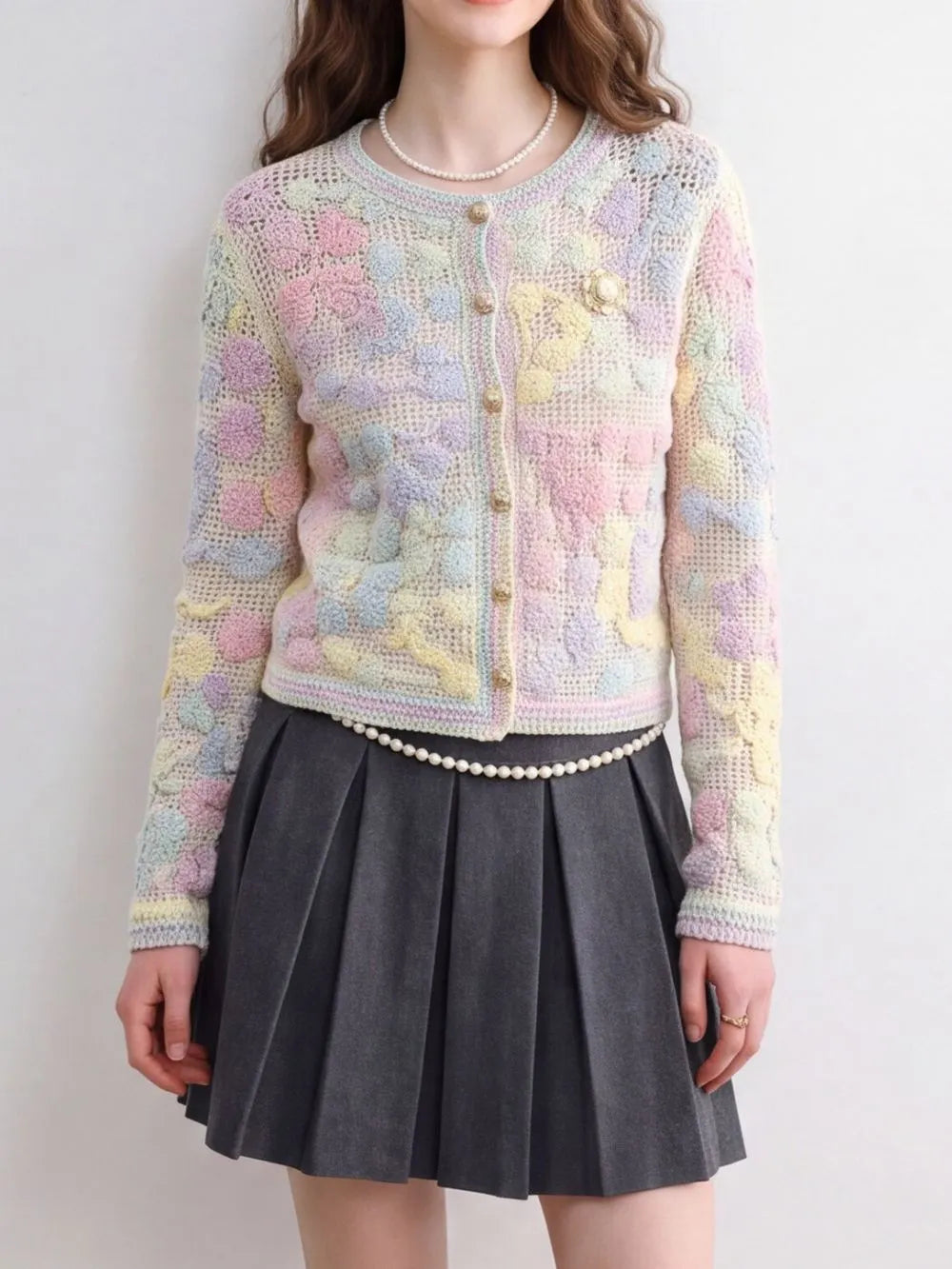 Milli Flower Cardigan Flowering Girl